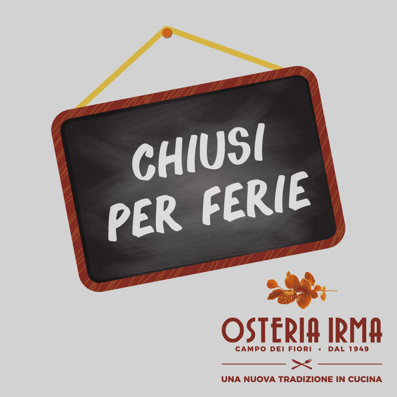 Chiusi per ferie